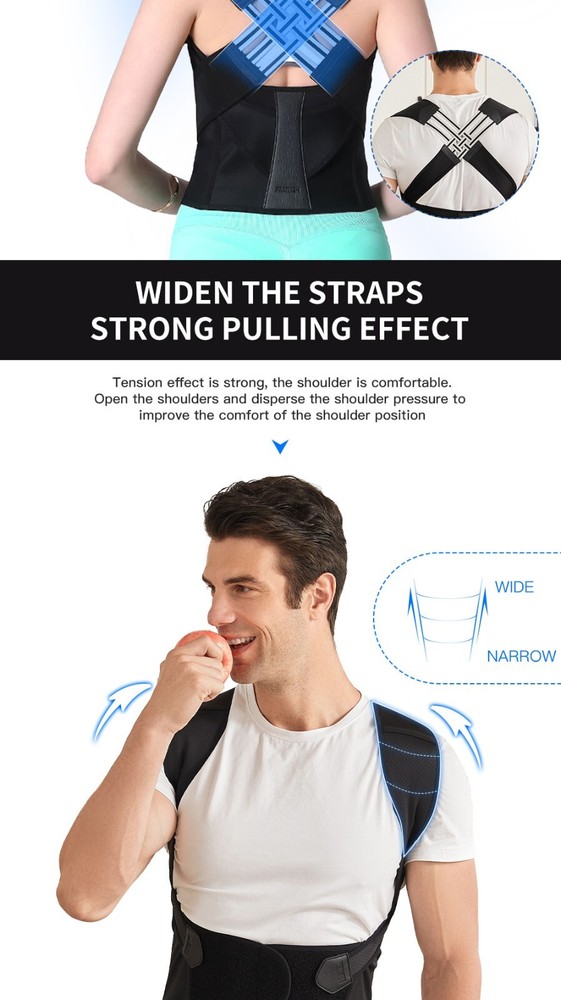 Posture corrector for back shoulder back support Women And Men