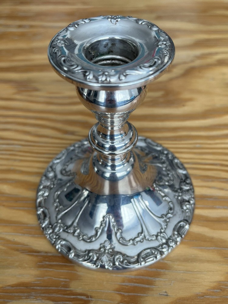 Vintage Gorham Silver Plated Candle Holder