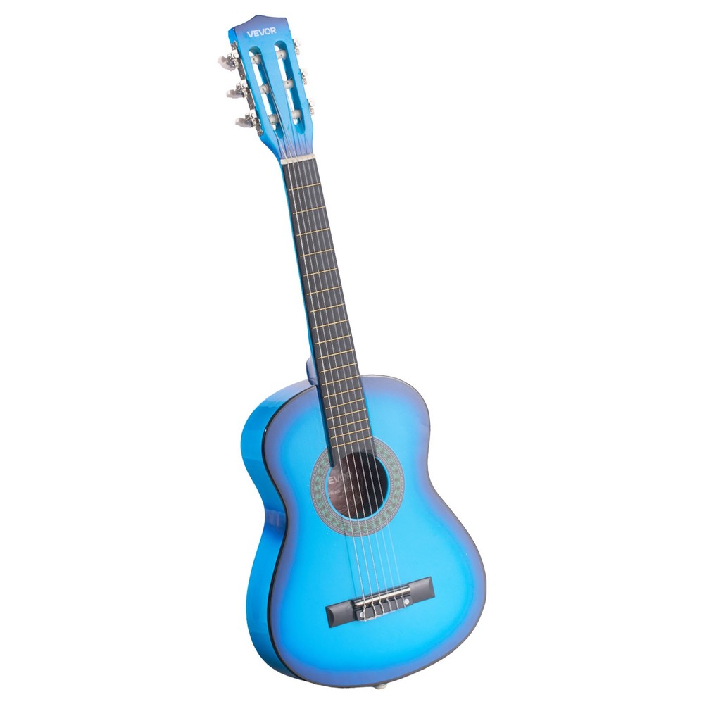 VEVOR Classical Guitar 30 in Guitar Beginner Starter Kit with Nylon Strings Blue
