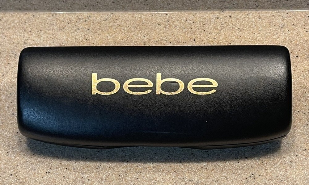 bebe Eyeglasses Case Black Preowned