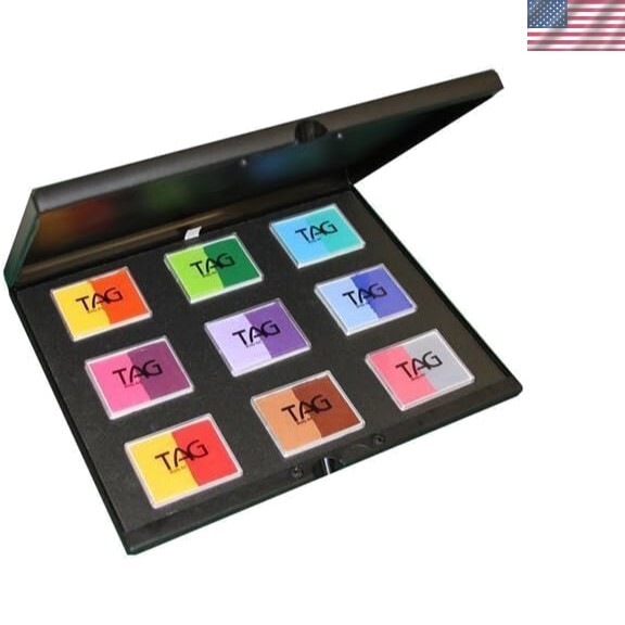 TAG Face Paint 9x50g Color Split Cake Palette - Regular 50 g