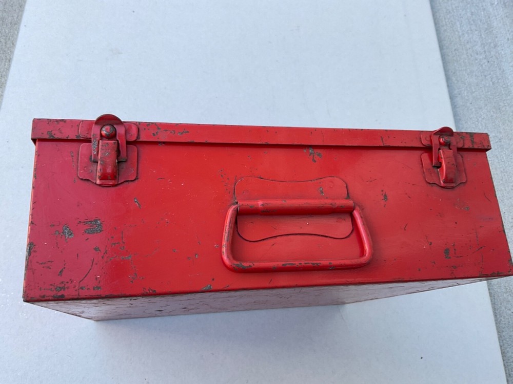 Vintage Matco Tools Metal Tool Box 11 x 12 x 4 “