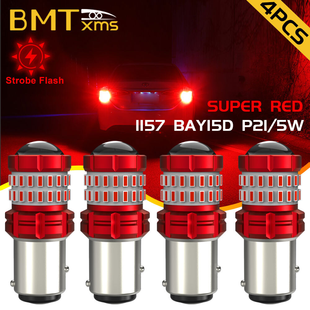 Strobe Flash 1157 7528 2357 2057 LED Brake Stop Tail Light Bulb For Hyundai KIA