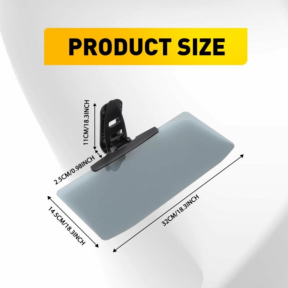 Anti-glare Car Window Sun Visor Extender Visor Sunshade UV Blocker See Through