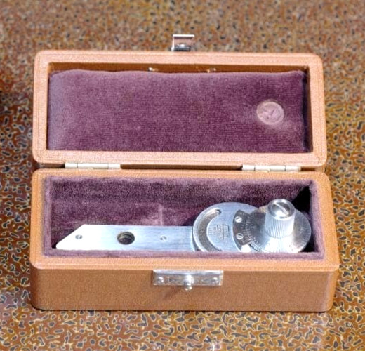 Leitz Rotating Mica Compensator for Polarizing Microscope 1950s Optics Antique