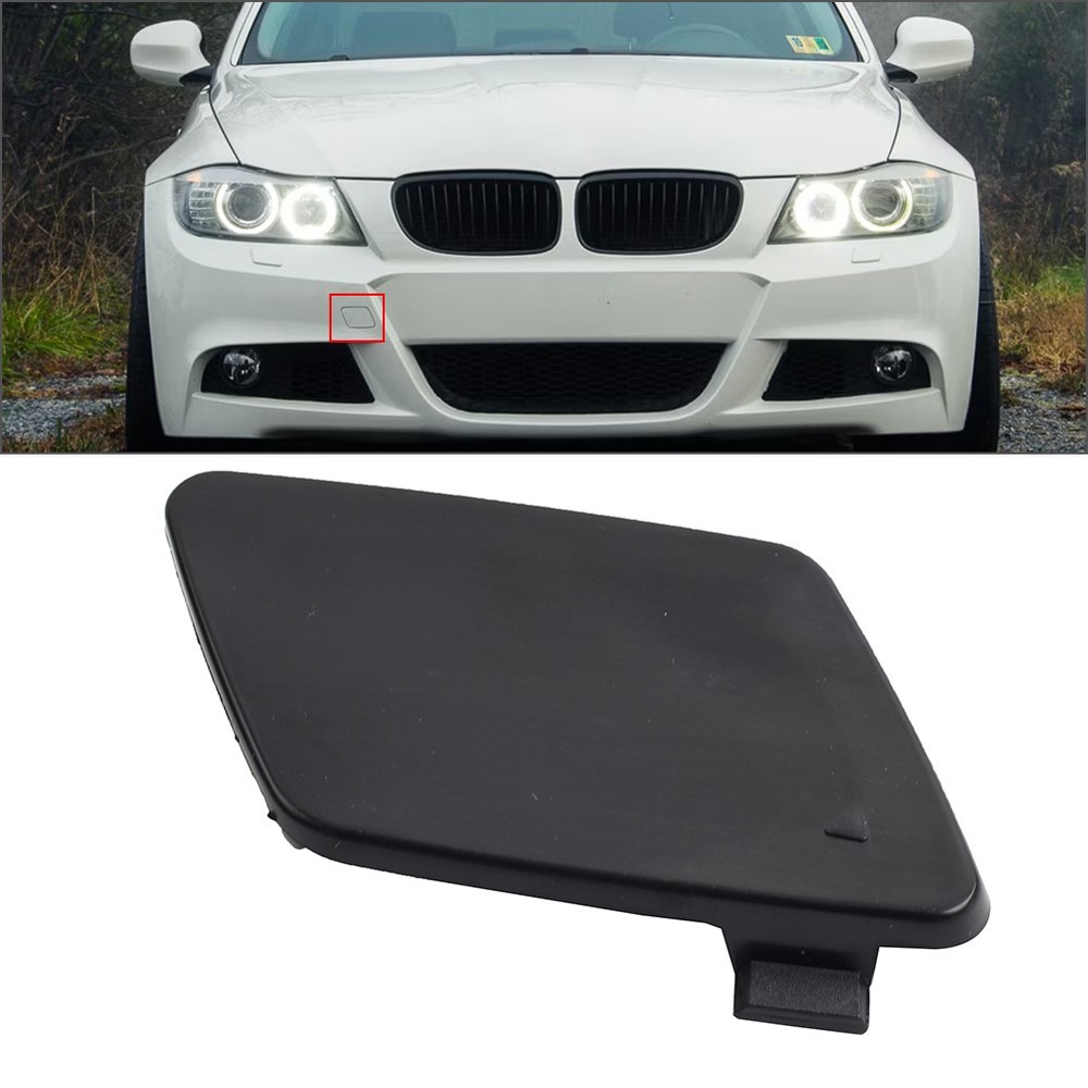 Front Bumper Tow Hook Hole Eye Cover Cap For BMW 3 Series E90 E91 2008-2011