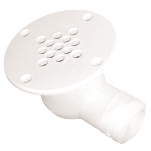 T-H Marine 90 Wht.Plastic Cockpit Scupper CSD92DP