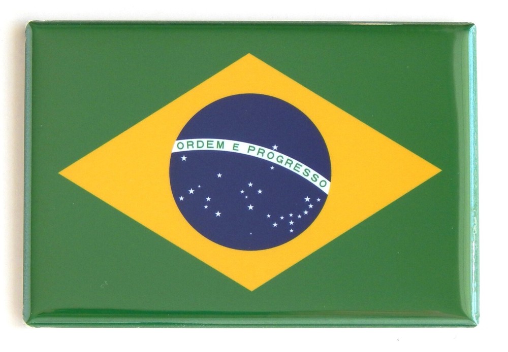 Flag of Brazil FRIDGE MAGNET
