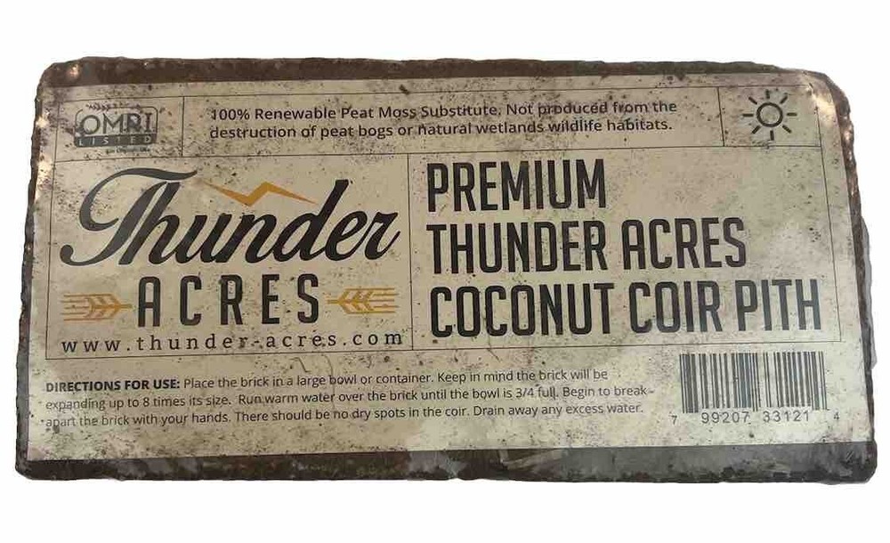 Thunder Acres Premium Coconut Coir Pith