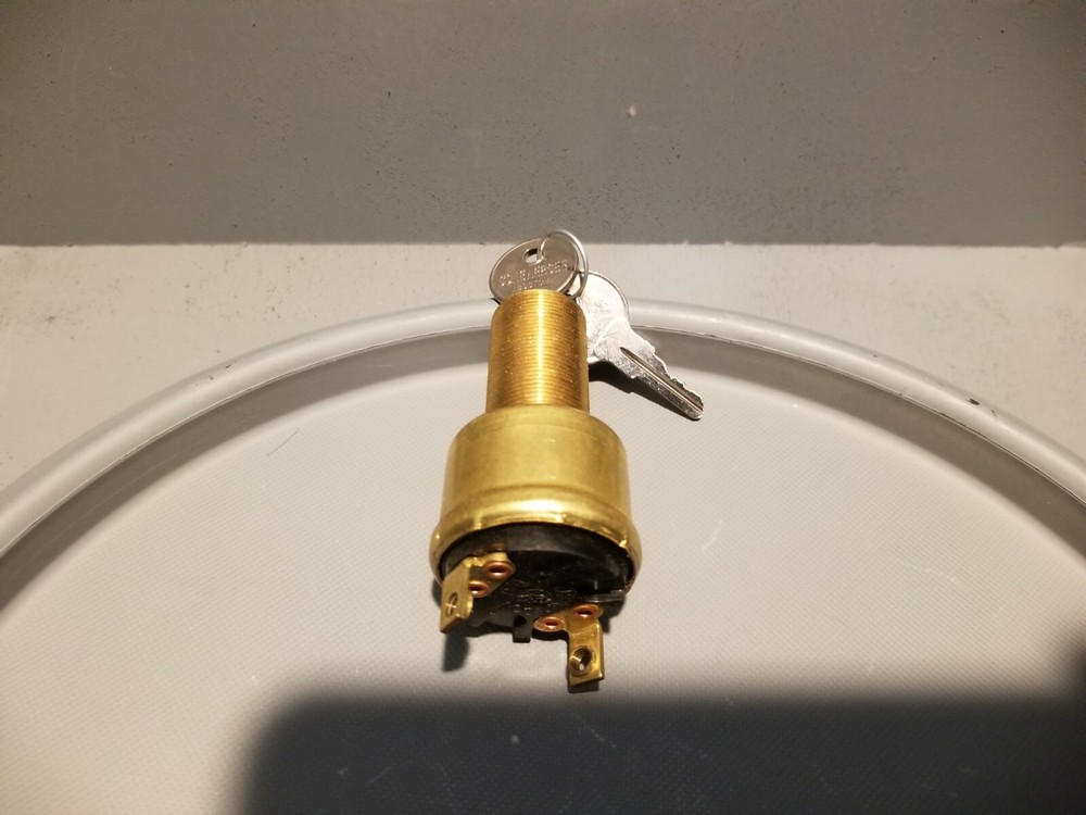 BEP Ignition Switch, OFF-ON, 12VDC, 10A, 1001605