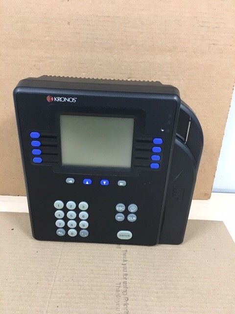 Kronos 4500 Employee Time Clock System 8602004-01 W/AC-ADAPTER