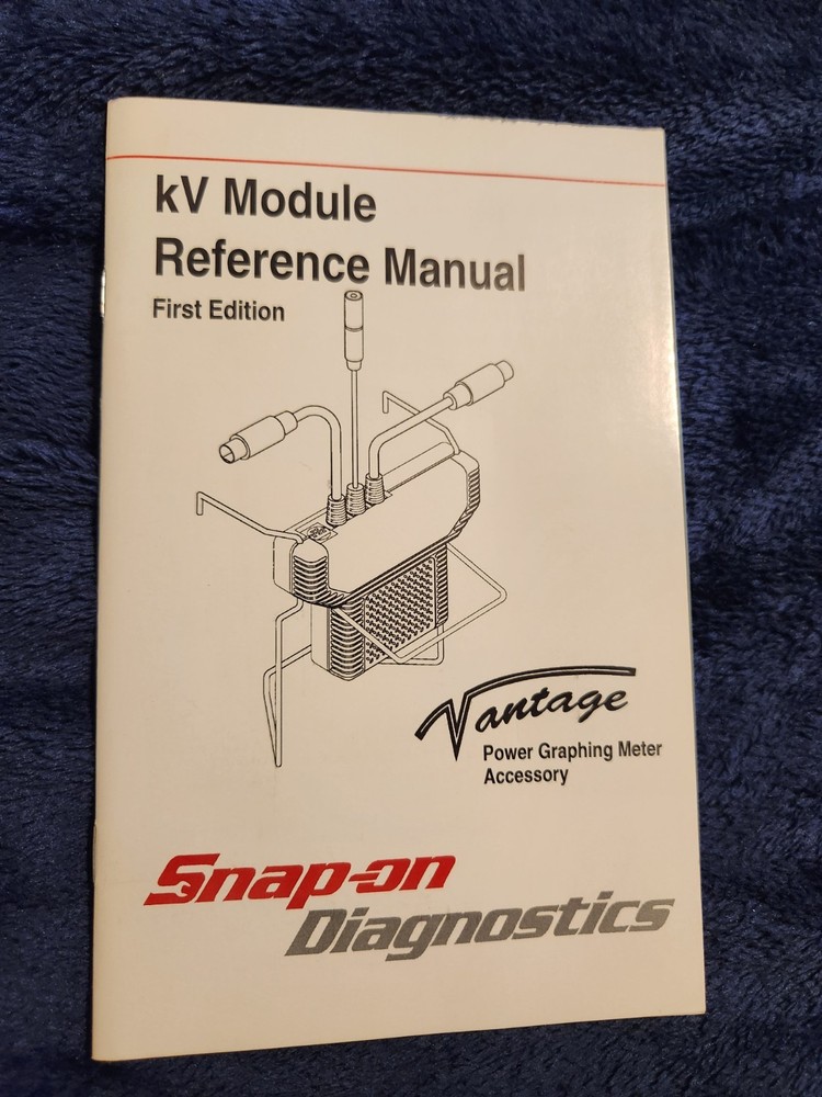 NOS SNAP-ON VANTAGE MT2400 MASTER IGNITION KIT- KV MODULE TIME CAPSULE CONDITION