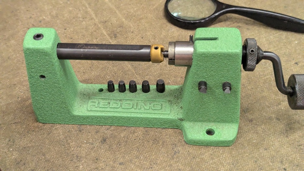 REdding shell case trimmer in RCBS packaging