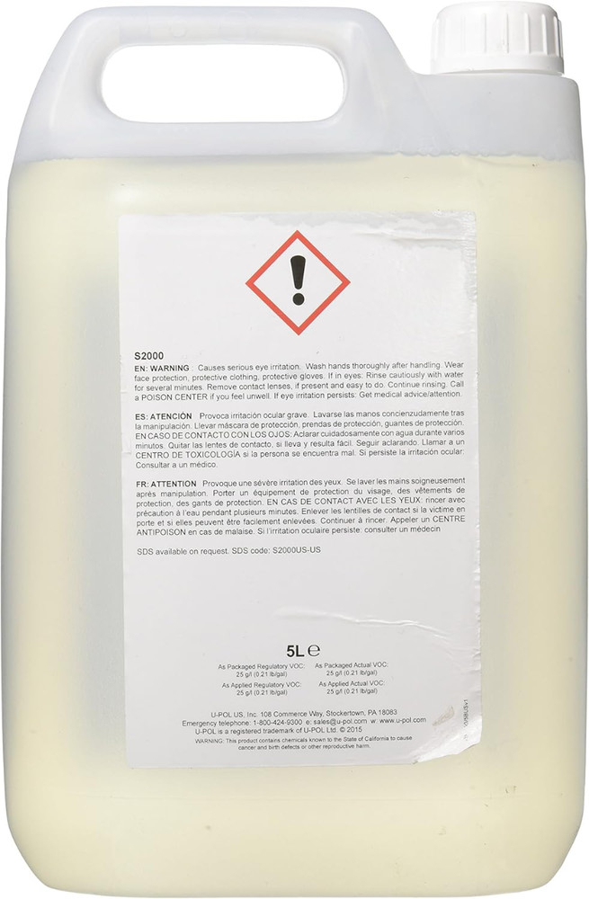 U-Pol Products 2002 System 2000 Water Base Panel Wipe - 5 Liter