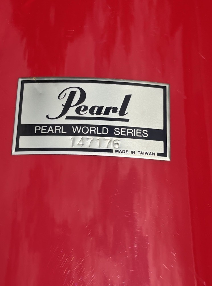 Pearl World Series 13” Rack Tom Drum Red