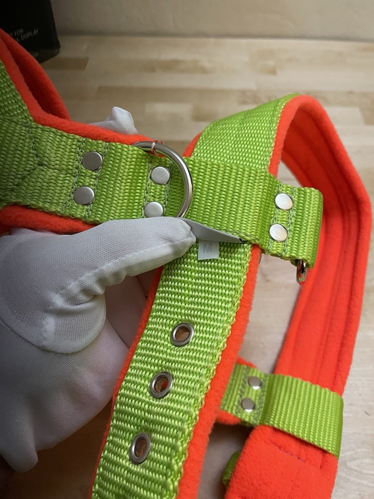 El Perro Harness Fleece Comfort Size Medium Fluorescent