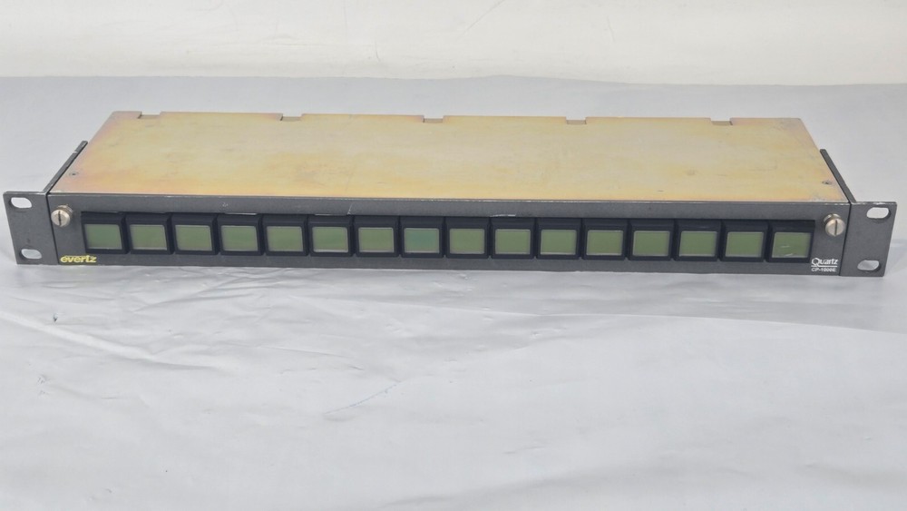 Evertz CP-1000E Intelligent Router Control Panel Routing Switch