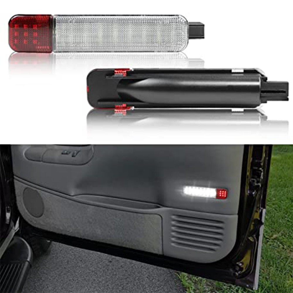 2PCS LED Side Door Panel Courtesy Light Kit For Chevy Silverado GMC Sierra Yukon