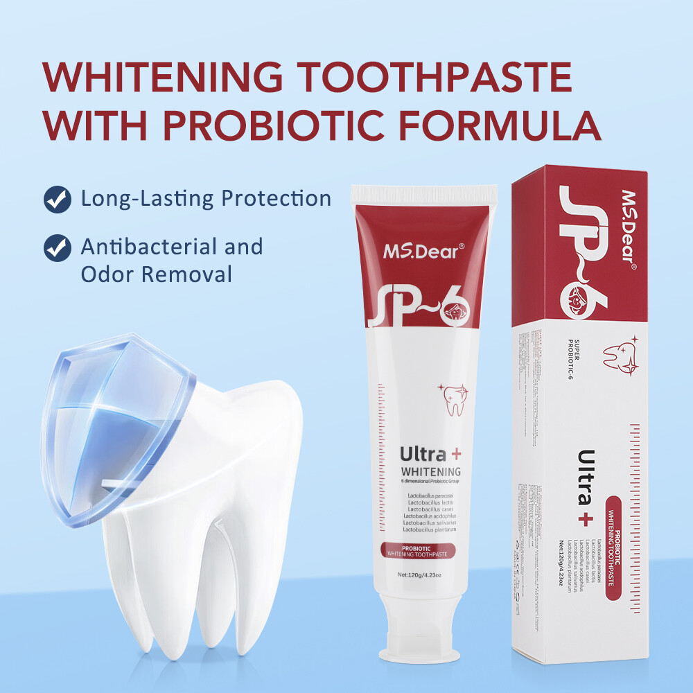 2X Sp 6 Probiotic Toothpaste Sp-6 Ultra Whitening Bad Breath Removing Toothpaste