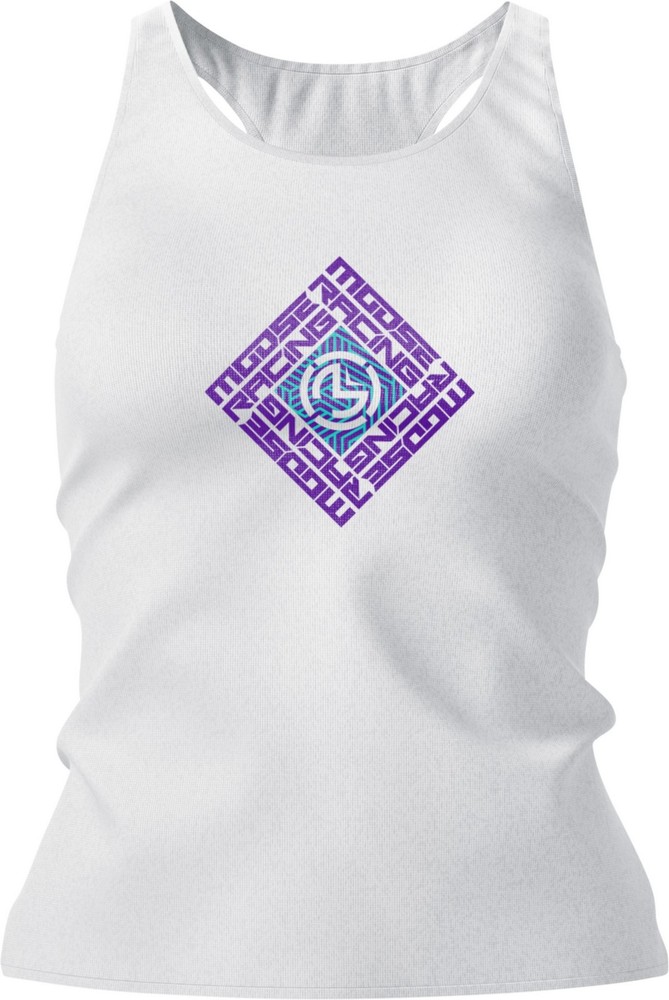 Moose Racing Spin Sync Womens Tank Top White