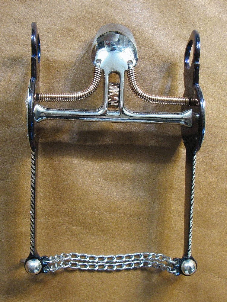 E Garcia El Toro Spade Silver Bit Blue Finish