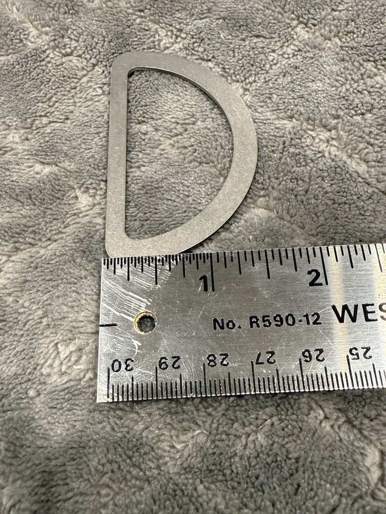 D-Ring Stainless Steel - Flattened Ends