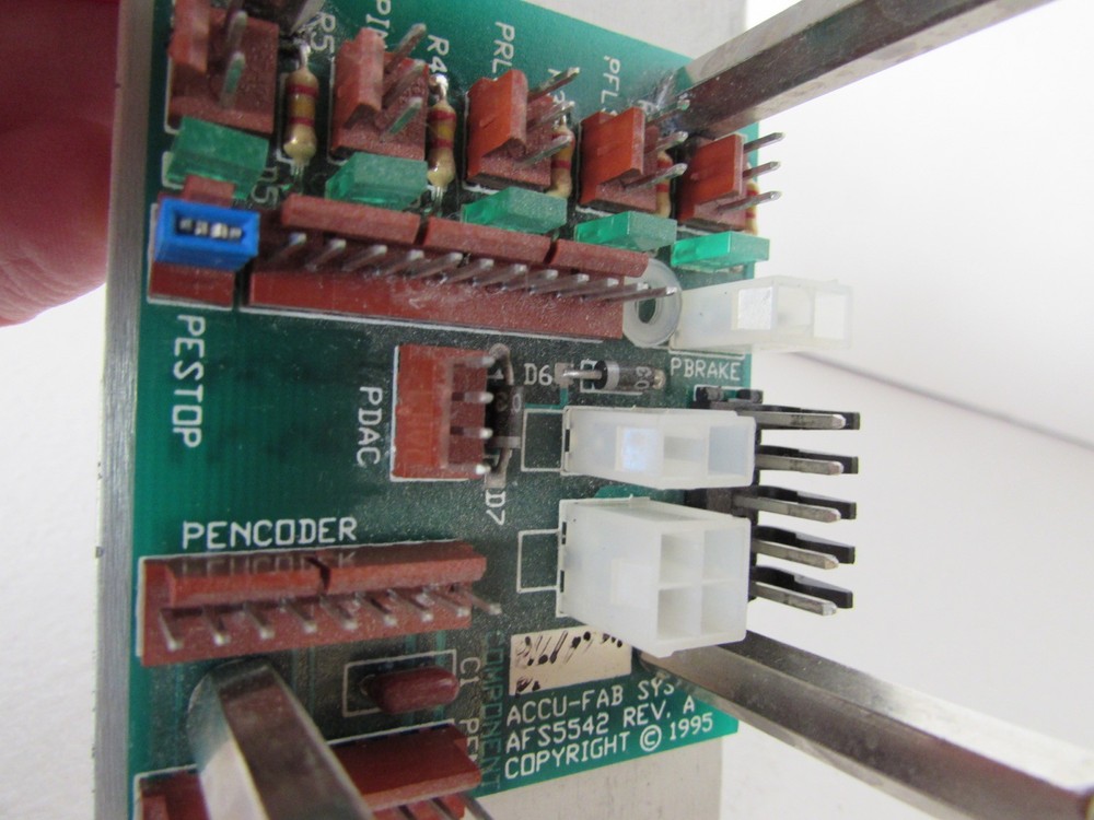 Accu-Fab Systems AFS5542 Rev. A Control Board Breakout Control PCB Interface