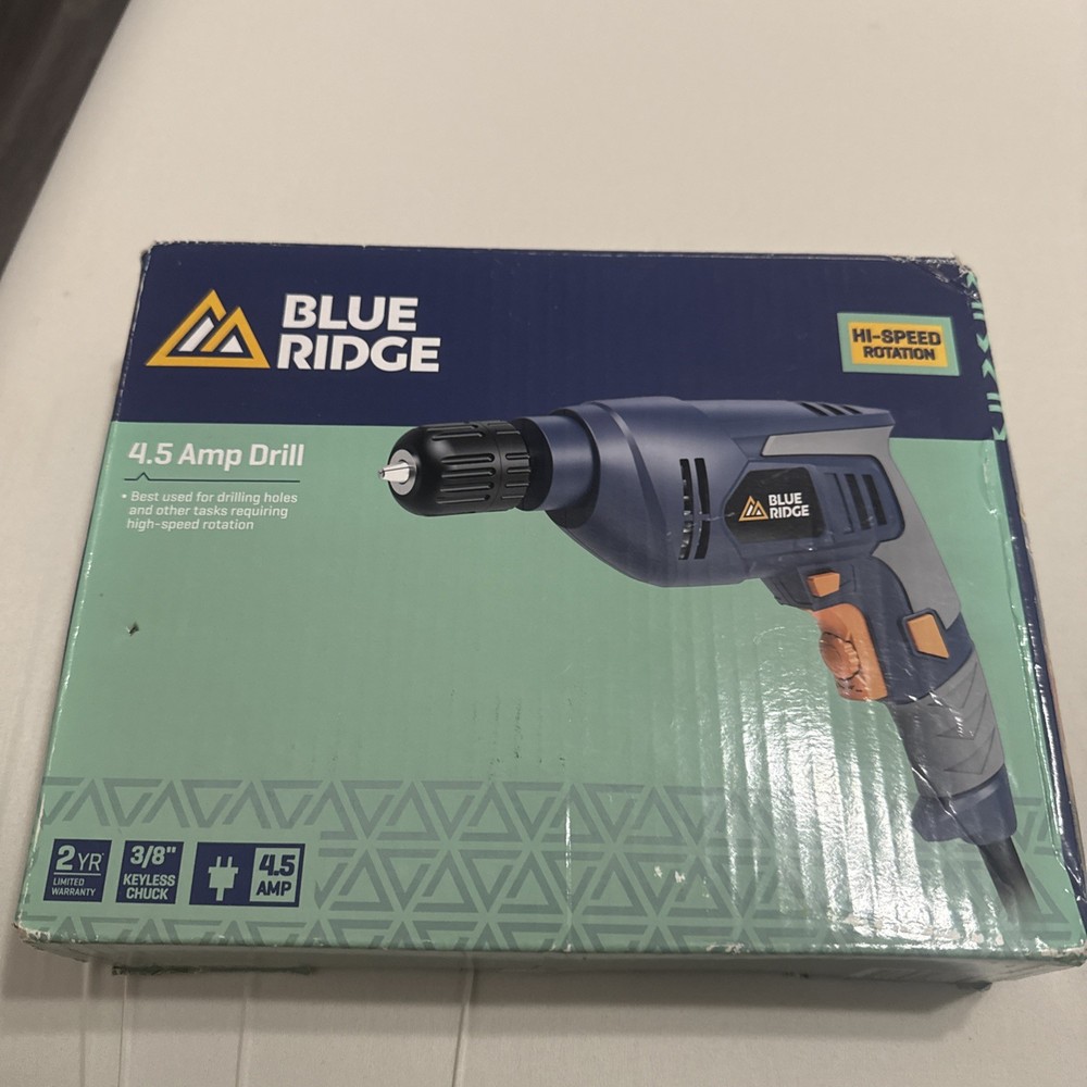 Blue Ridge Tools 4.5 Amp Power Corded Drill