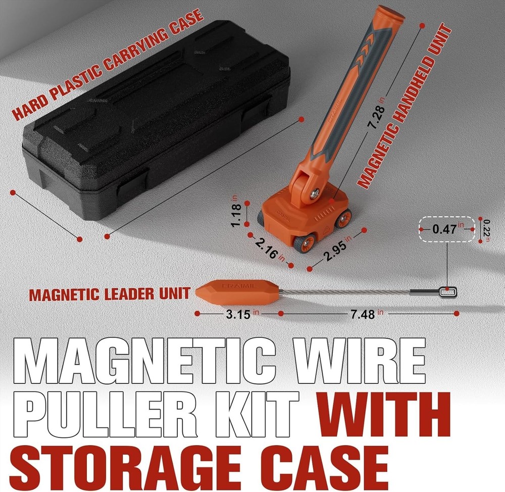 magnetic wire puller for electrical wiring rare earth magnet cable pulling tool