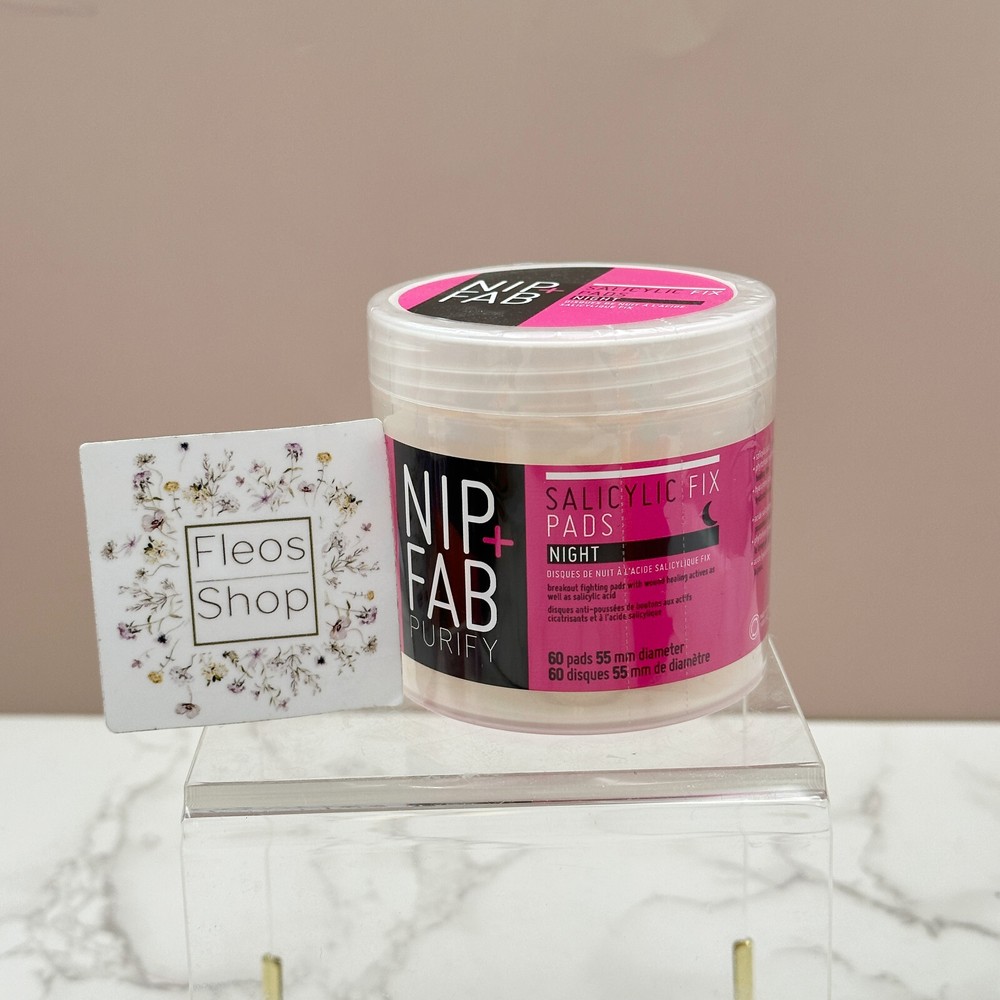 NIP + FAB Salicylic Fix Pads Night  - Sealed &  Authentic