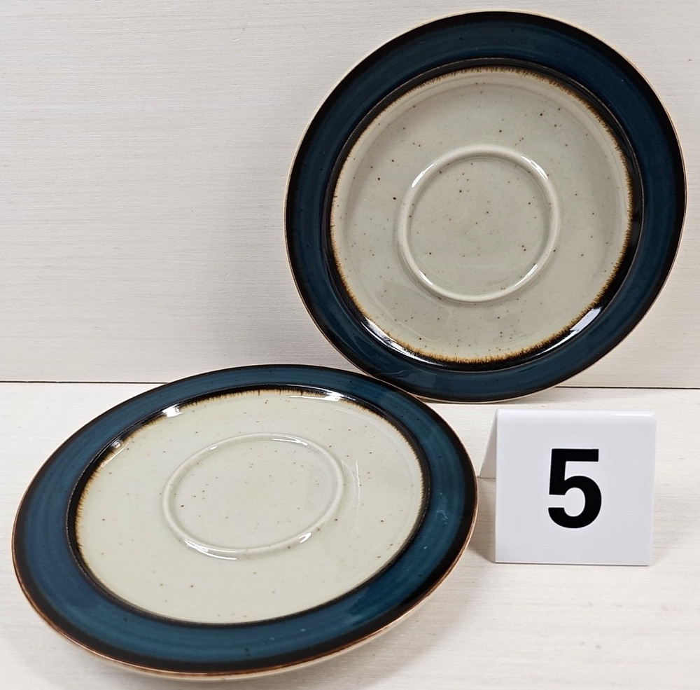 (2) Sango Mariana 5 Pc Place Setting Vintage Rainbow Table Dining Dish Retro Lot