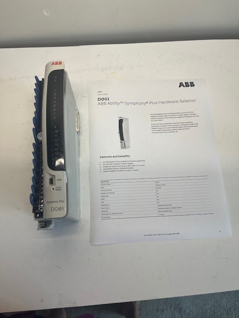 ABB Symphony Plus DO01 16 Channel Digital Output Module with Base HBS01-EPD
