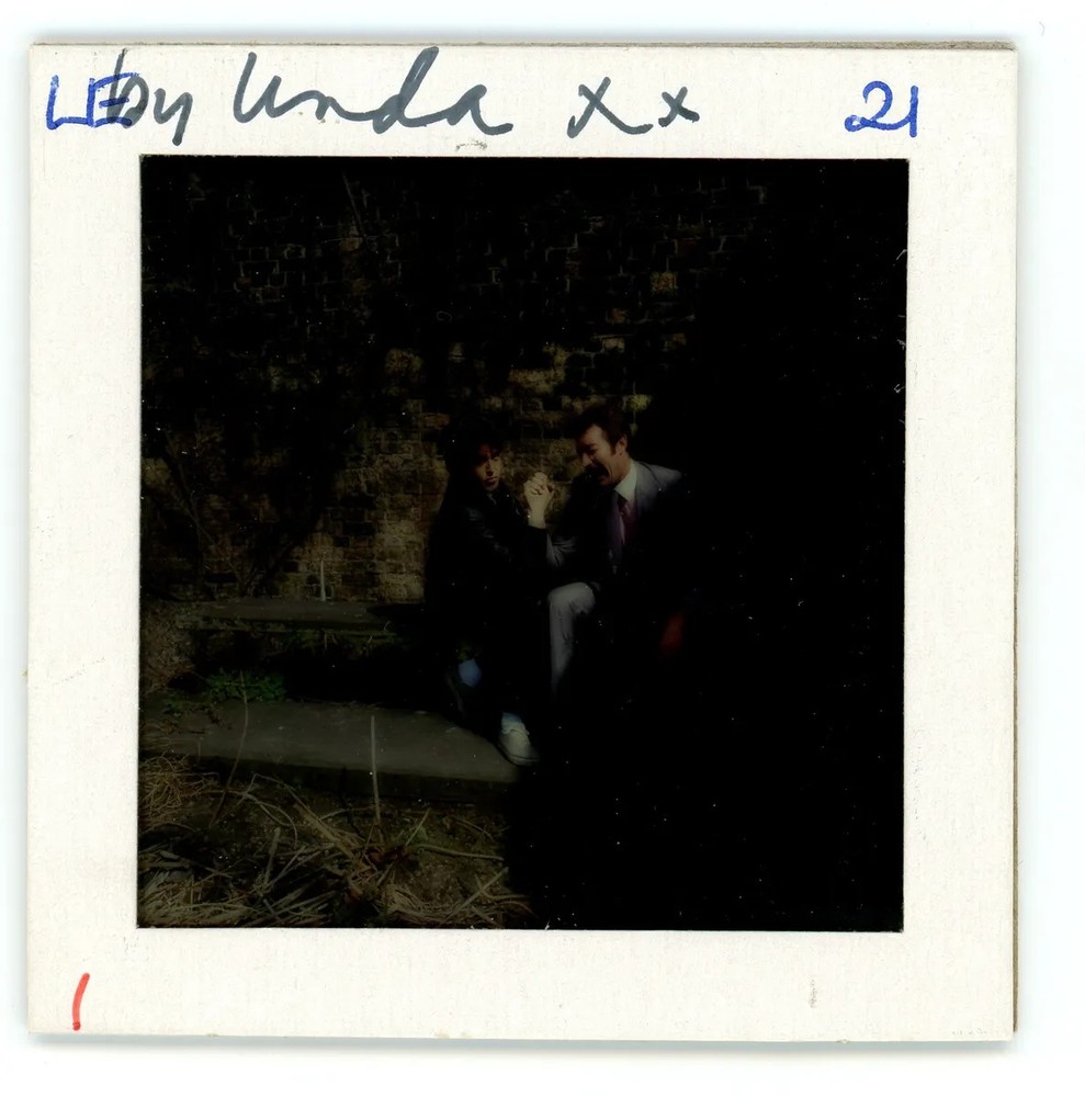Linda McCartney signed transparency 1984