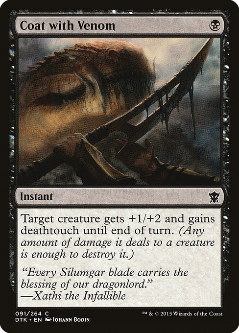 Coat with Venom Dragons of Tarkir Reguler