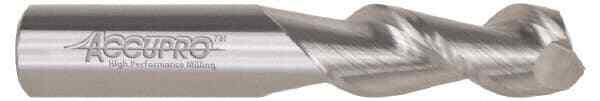 Accupro 1/2", 1-1/4" LOC, 1/2" Shank, 3" OAL, 2 Flute, Solid Carbide Square E...