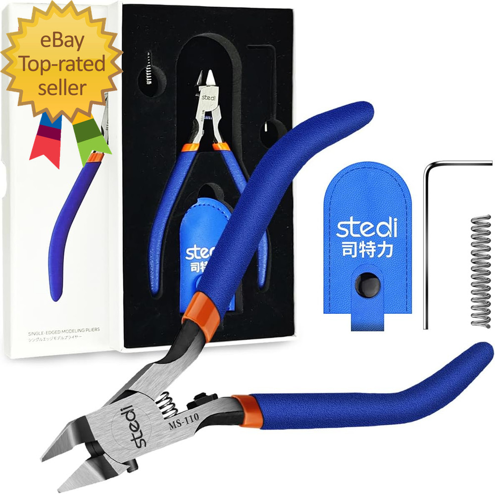 Model Nipper Sprue Cutter with Ultra-Thin Single-Blade and Stiff Spring Hobby