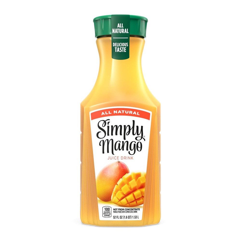 SIMPLY MANGO JUICE DRINK 52oz