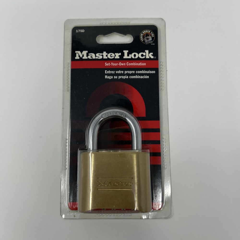 Master Lock Padlock Set 175D, New