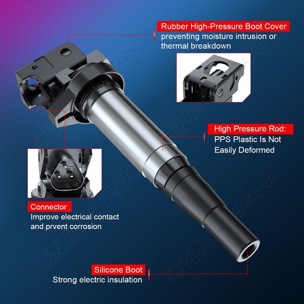 Ignition Coil For 2007-2013 Mini Cooper 2013-2016 Cooper Paceman UF598 1.6L
