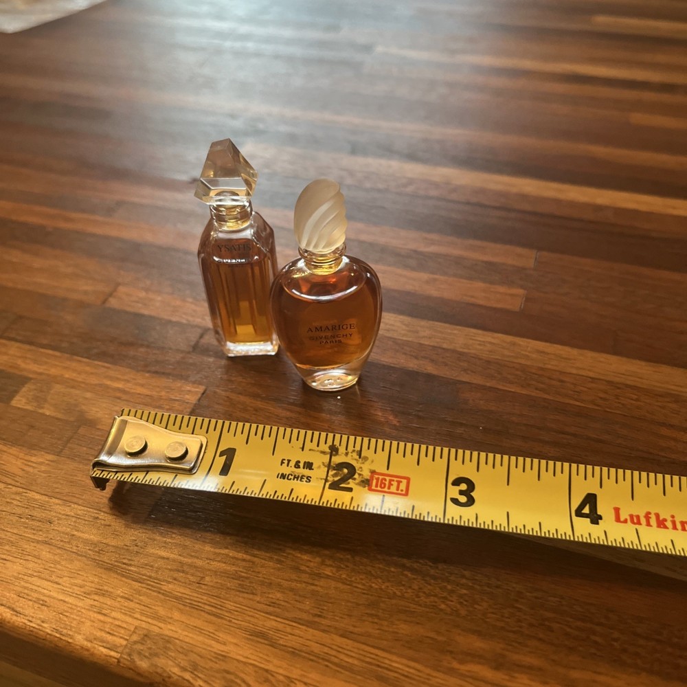 2 Vintage Givenchy Miniature 4ml PARFUM Fragrances