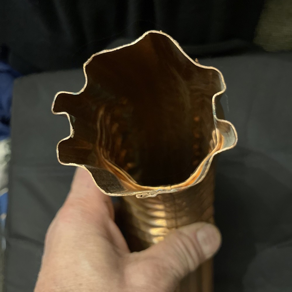 Solid Copper House Gutter Drain Pipe Downspout 90* Elbow 16 Oz 3" New