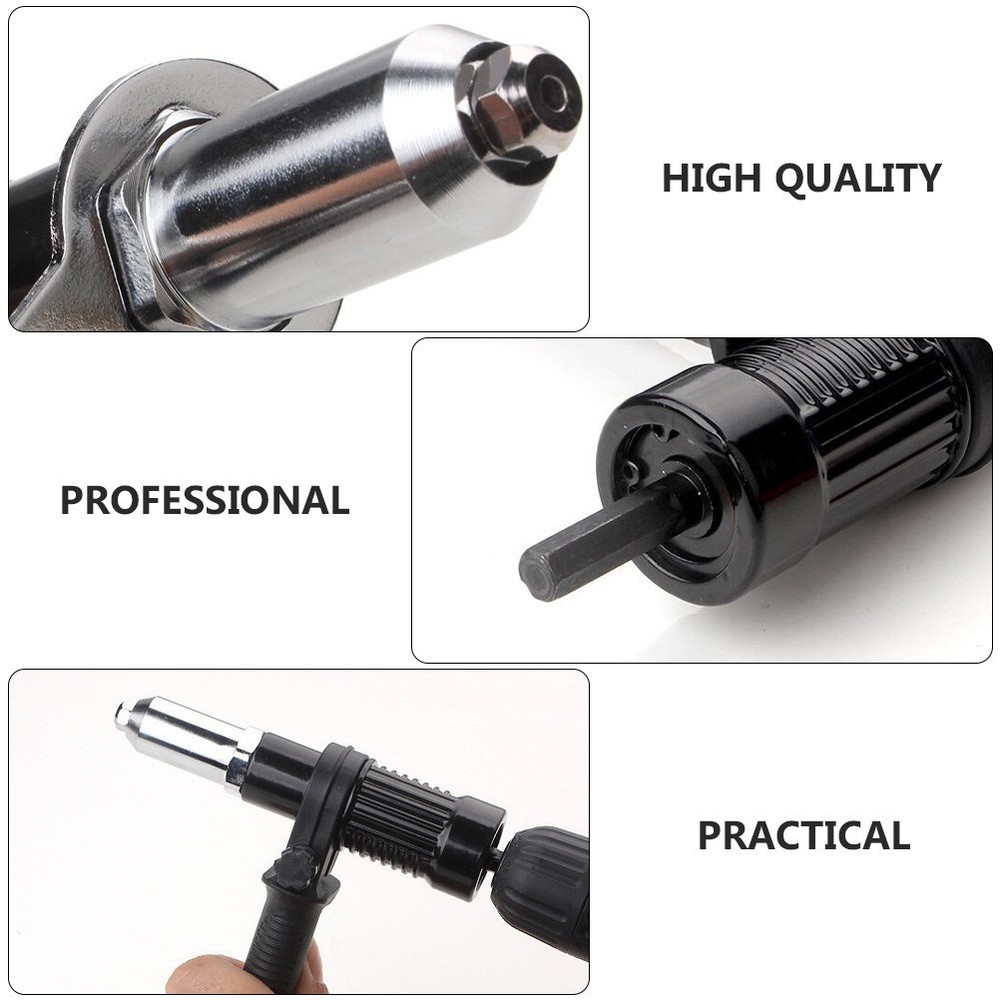 Metal Rivet Shooter Connector Pulling Machine Joint Right Angle Drill Adapter