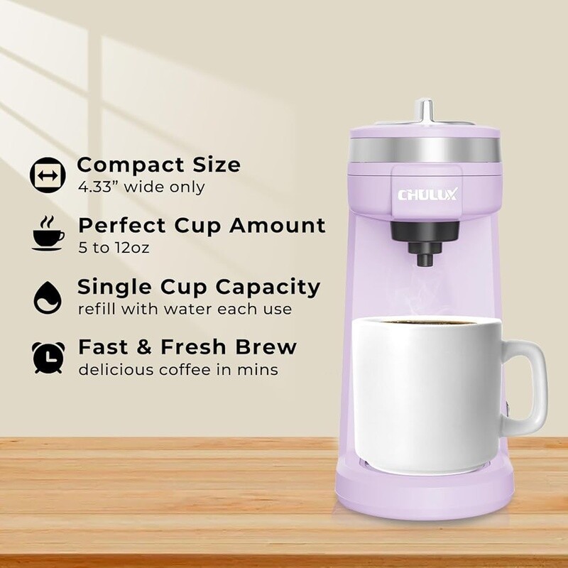Mini Coffee Maker Capsule Single Serve Lightweight Portable Brewing Machine New