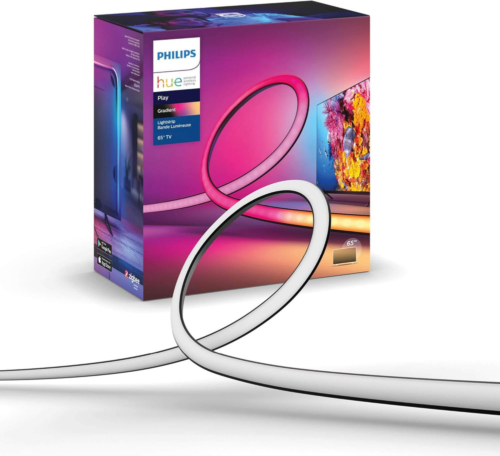 Play Gradient 65" Smart TV Light Strip, Flowing Color-Changing LED Strip Lights,
