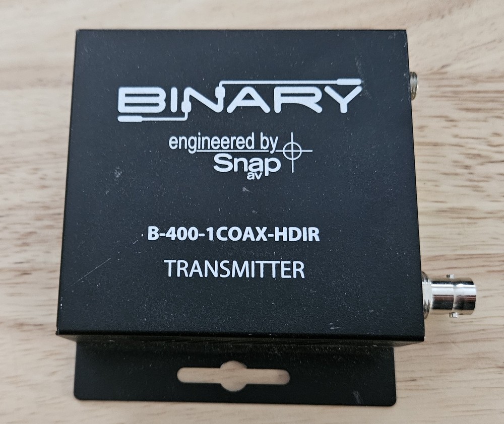 Binary B-400-1COAX-HDIR HDMI Over Coax Transmitter