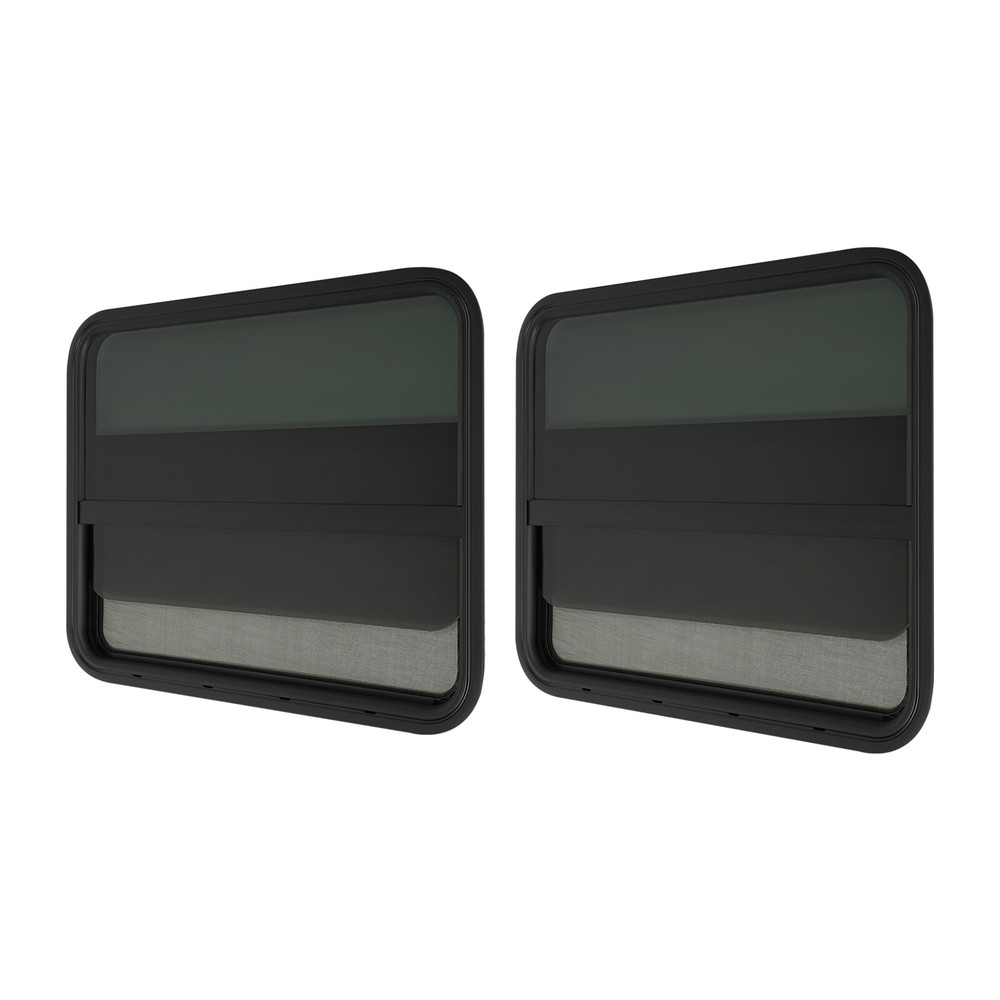 NEW RV Window Vertical Slide Window Rectangular Venting Window Clip-on Mounting