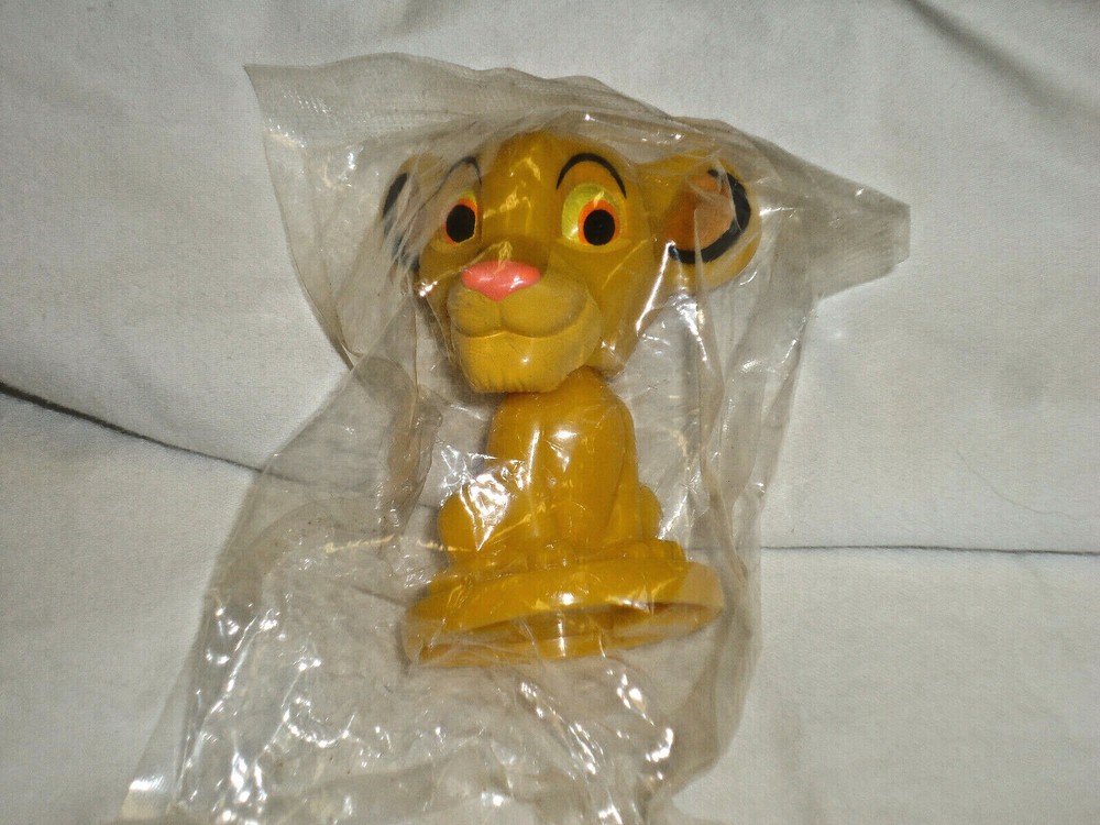 Simba from Lion's King mini bobble head  New in Package  2003