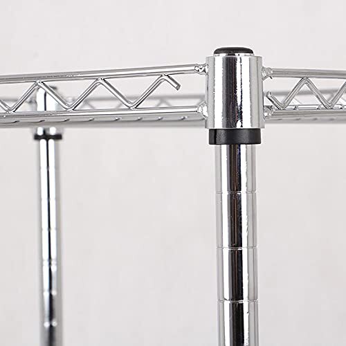 50 Pack Wire Shelf Clips Shelving Sleeves for Post Wire Shelving System