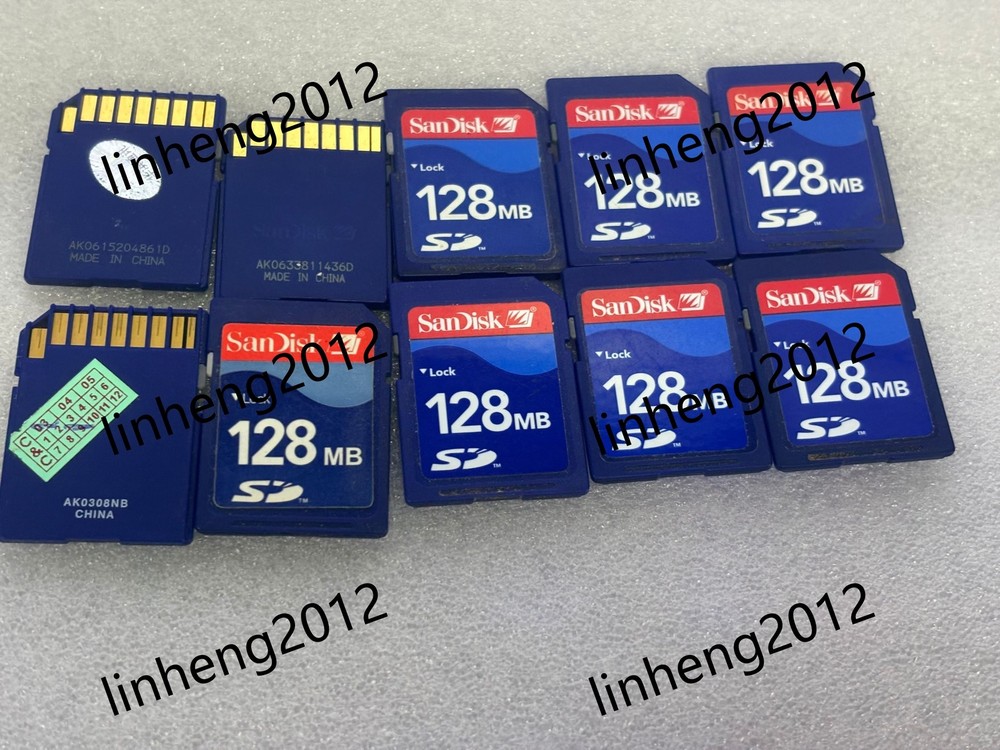 10PCS Genuine SanDisk 128MB SD Memory card