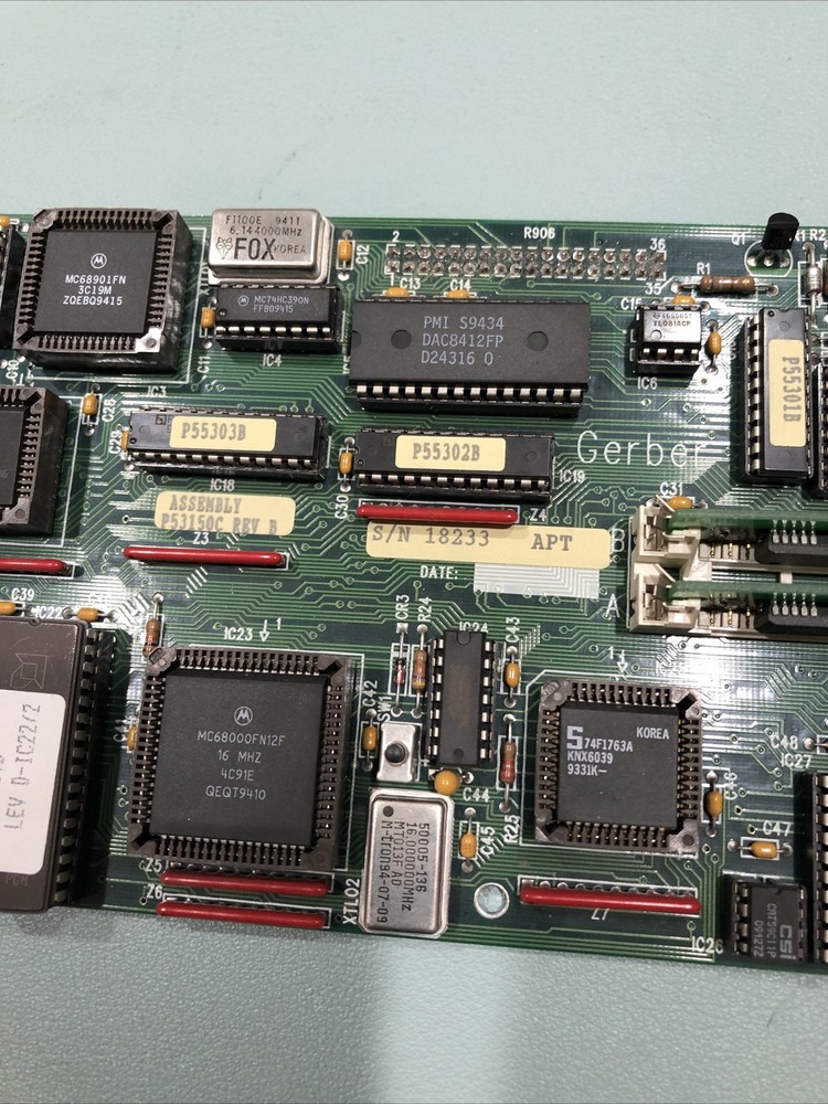 GERBER HS15 Plotter - Main Circuit Board PCB Mainboard CPU - P53150C